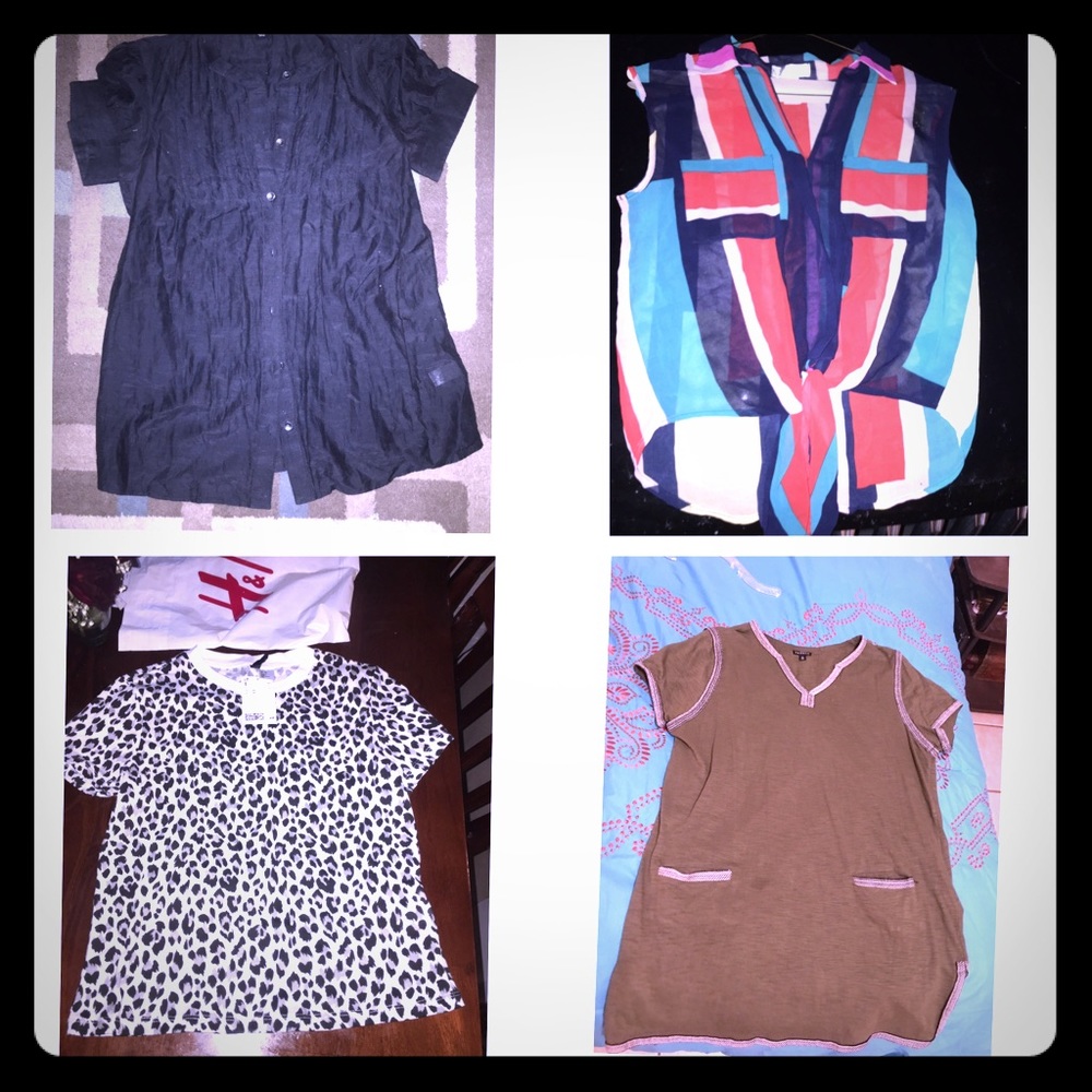 Shirts, bottom right is shirt dress